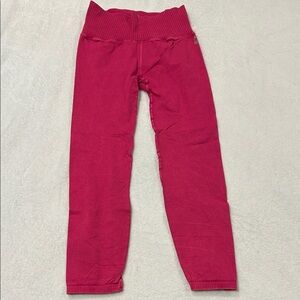 Free People Movement Pink Leggings M/L